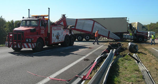 camion accident